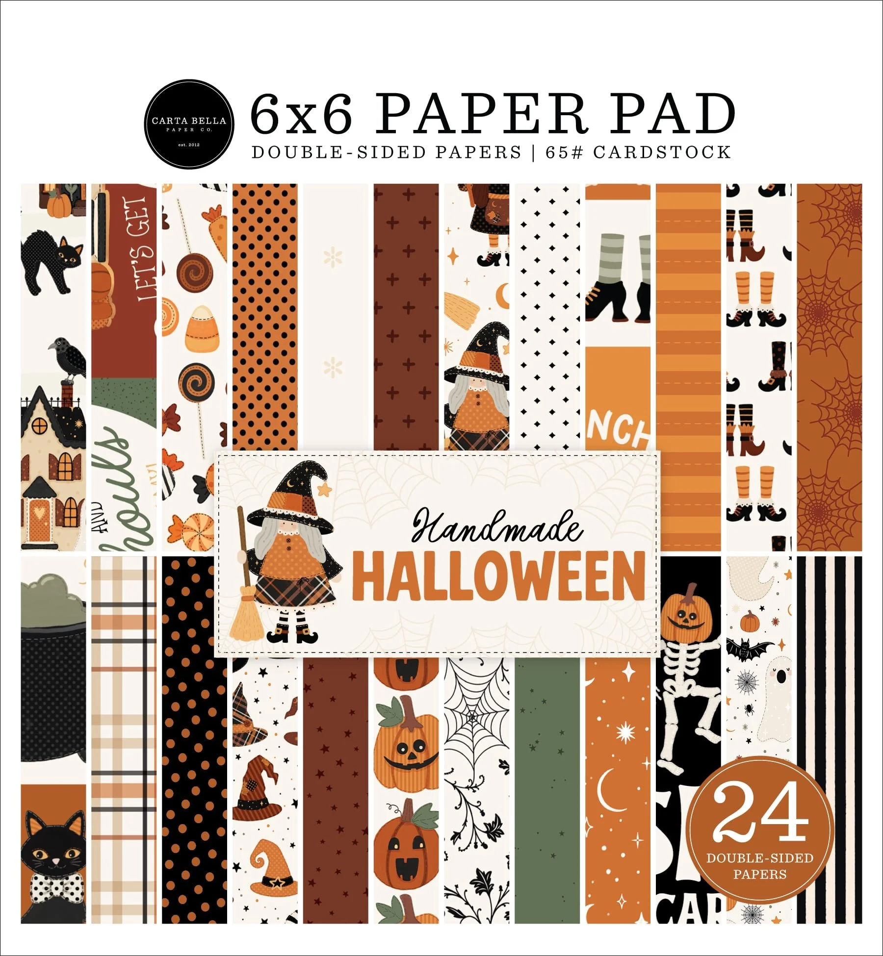 *Pre-Order* Carta Bella Handmade Halloween 6x6 Paper Pad