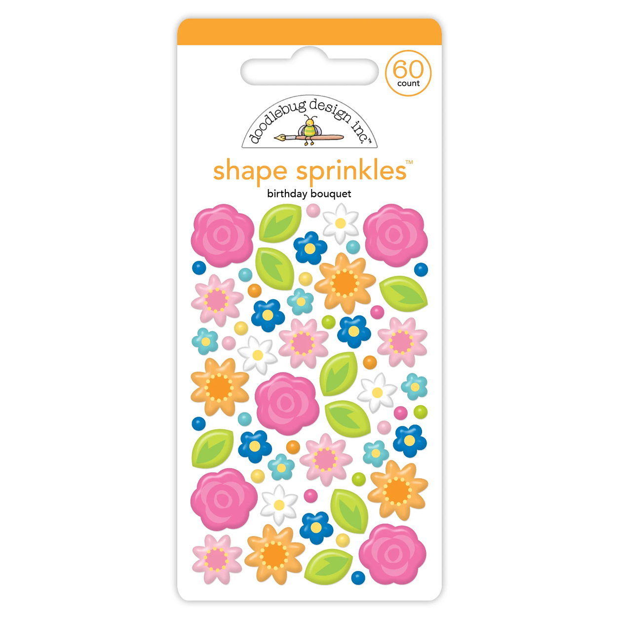 *Pre-Order* Doodlebug Cupcakes & Candles Birthday Bouquet Shape Sprinkles
