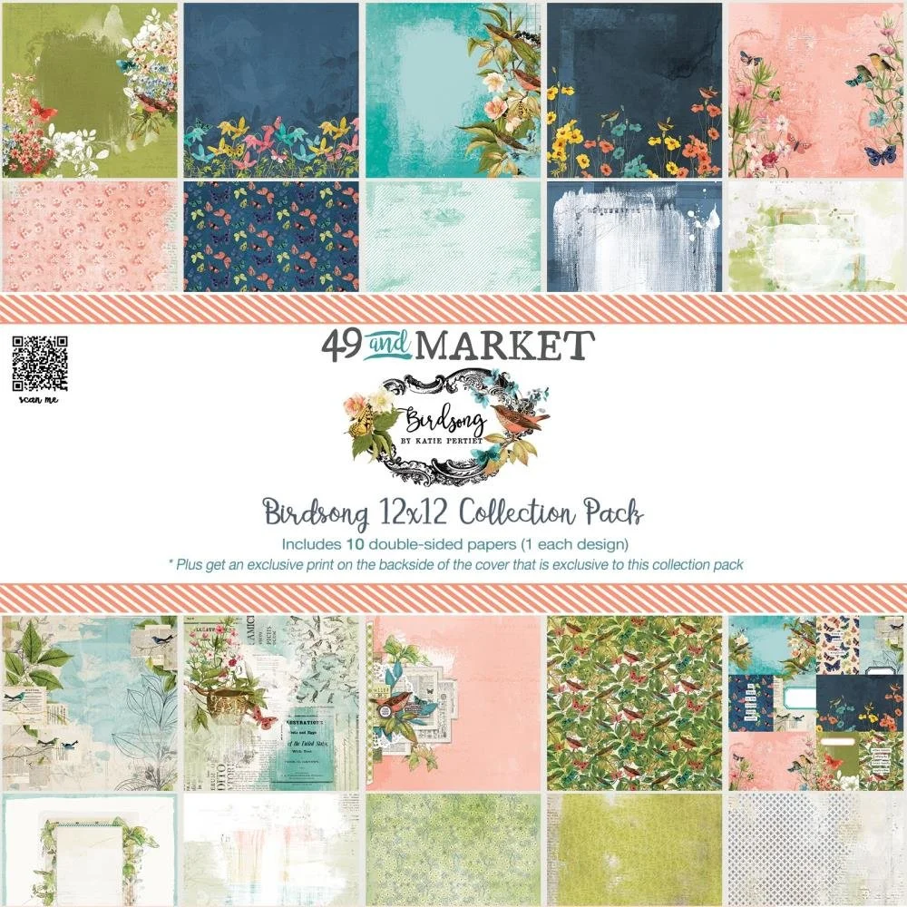 49 & Market Birdsong 12" x 12" Collection Pack