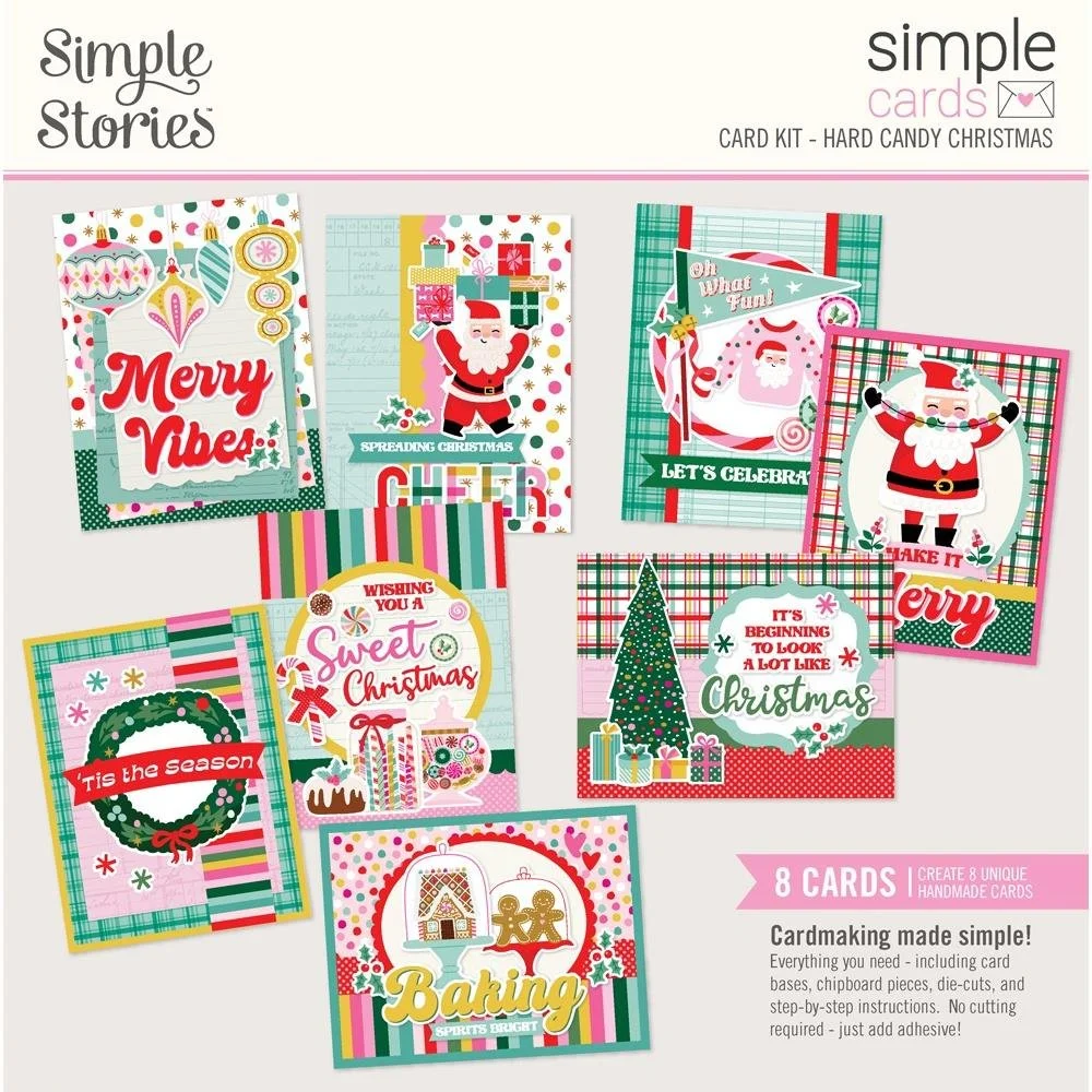 Simple Stories Hard Candy Christmas Card Kit