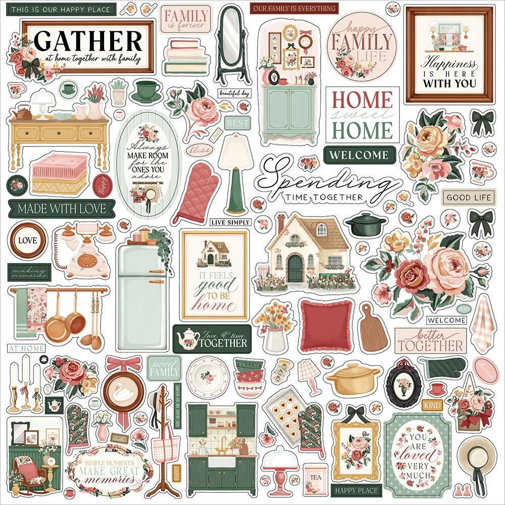*Pre-Order* Carta Bella Feels Like Home Element Stickers