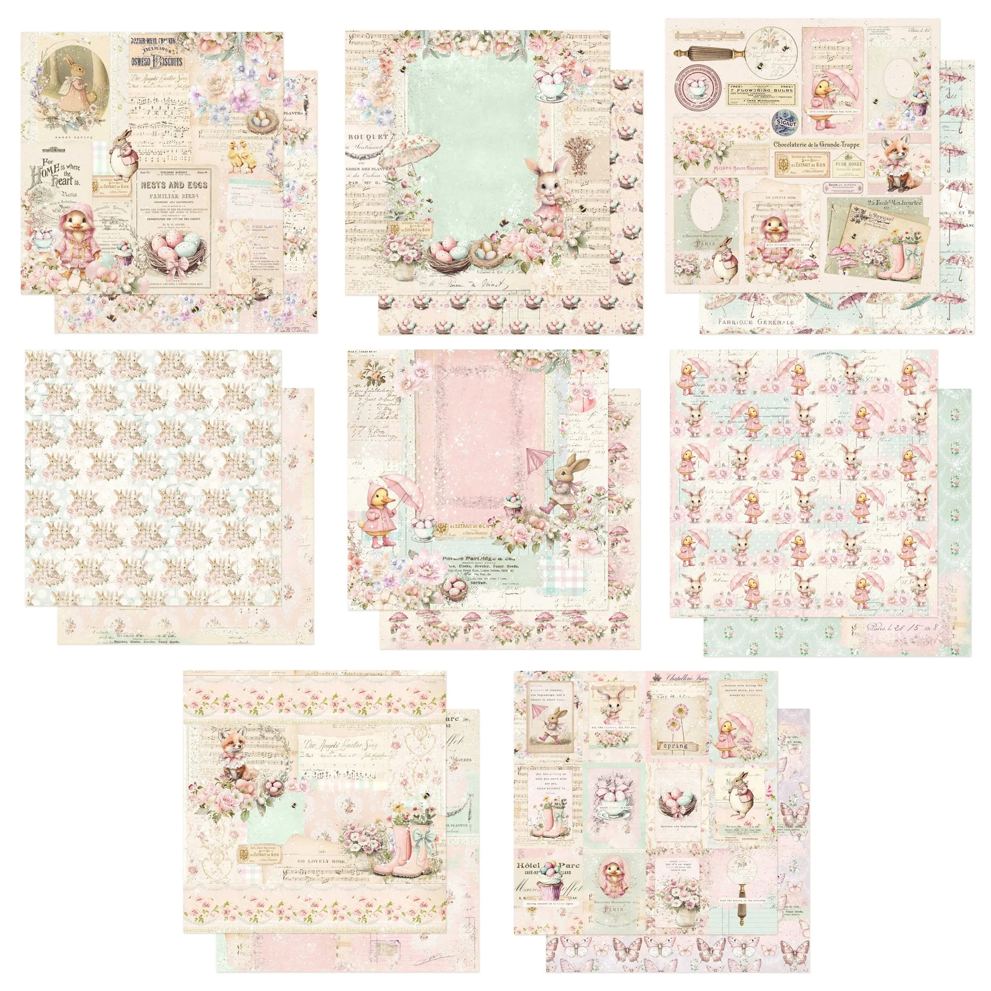 April Happy Heart Mail Kit Paper Add-On