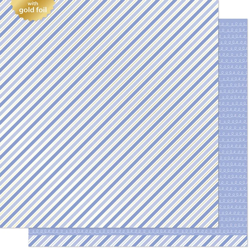 Lawn Fawn Candy Cane Lane 12" x 12" Paper Tinsel