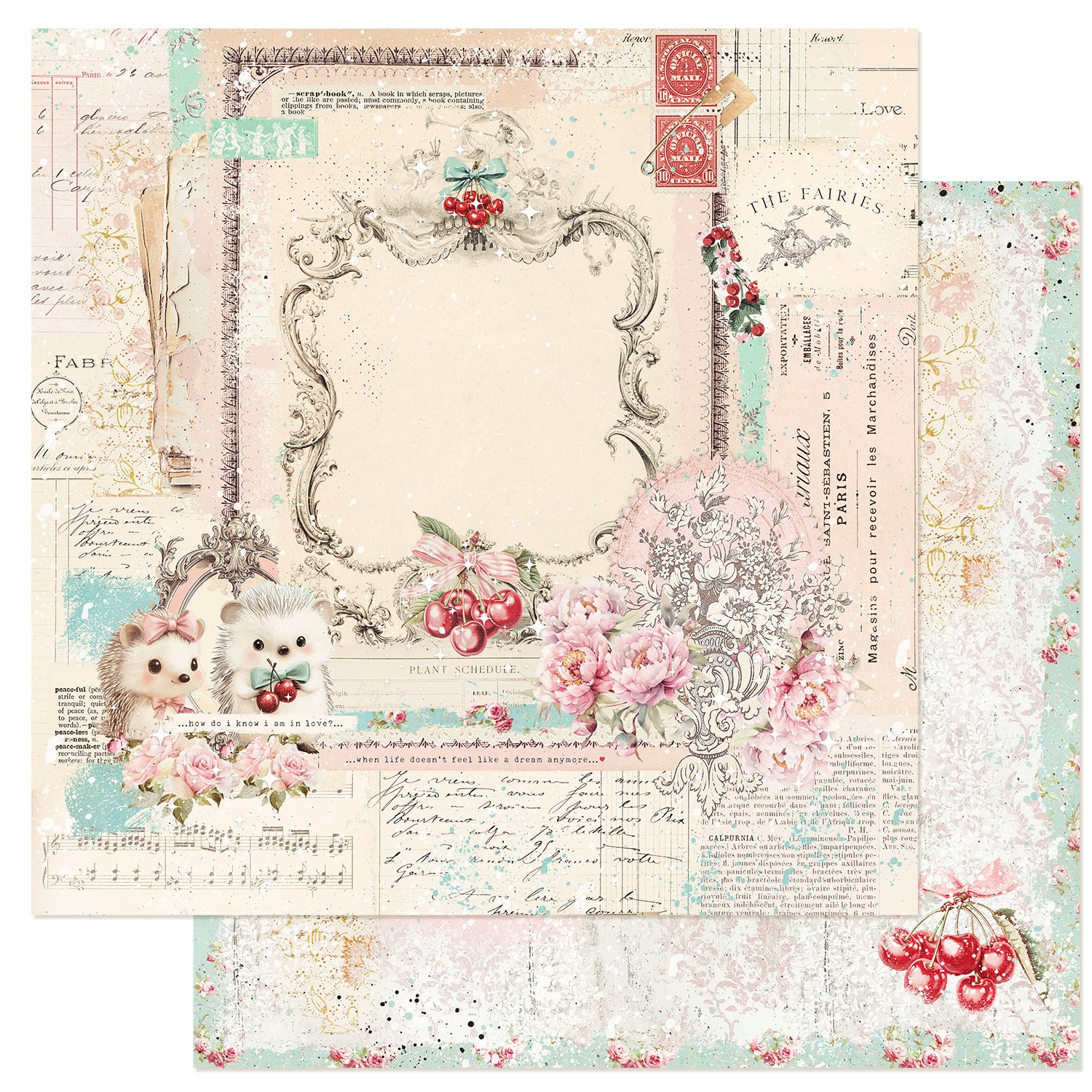 Prima Cherry Sweet Collection by Frank Garcia® 12" x 12" Paper Dreaming Of Pink Skies