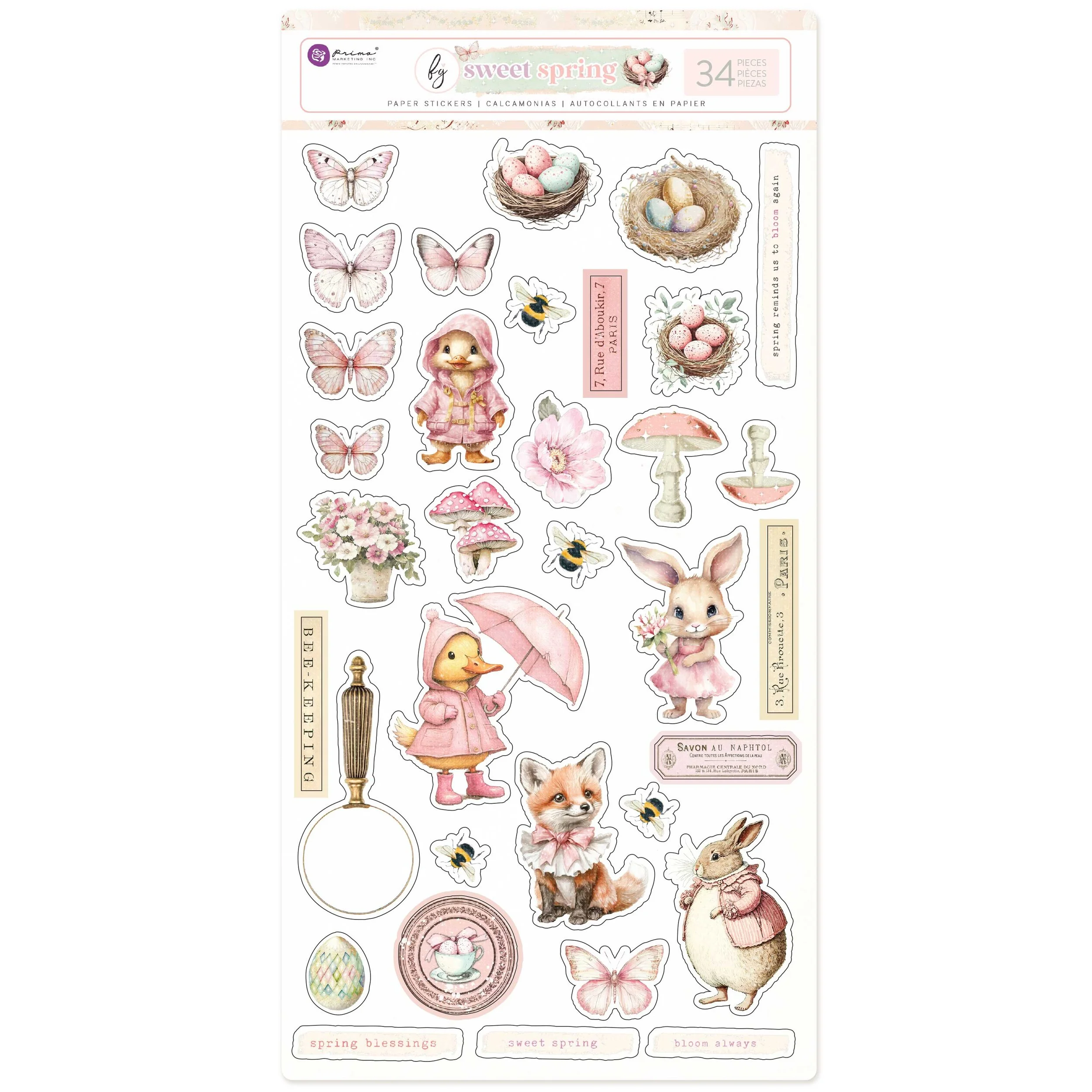 Prima Sweet Spring by Frank Garcia® Sticker Sheet