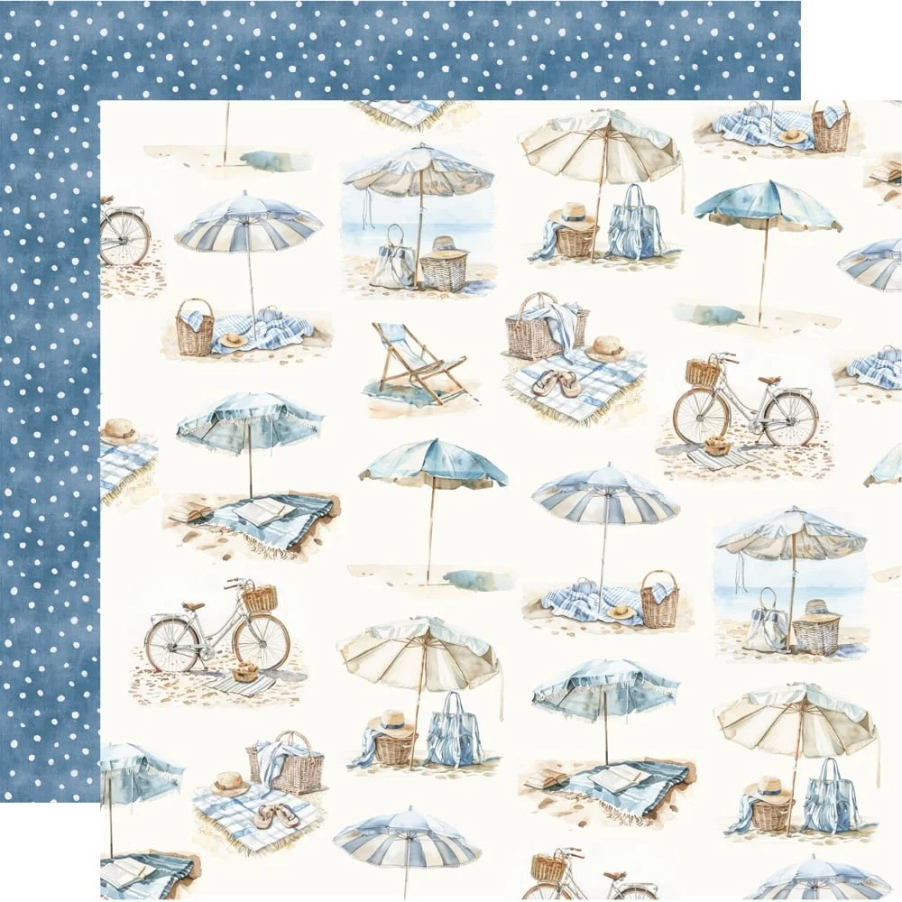 *Pre-Order* Simple Stories Simple Vintage Sand & Sea 12" x 12" Paper Shore Is Fun