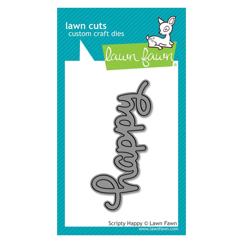 Lawn Fawn Lawn Cuts Scripty Happy