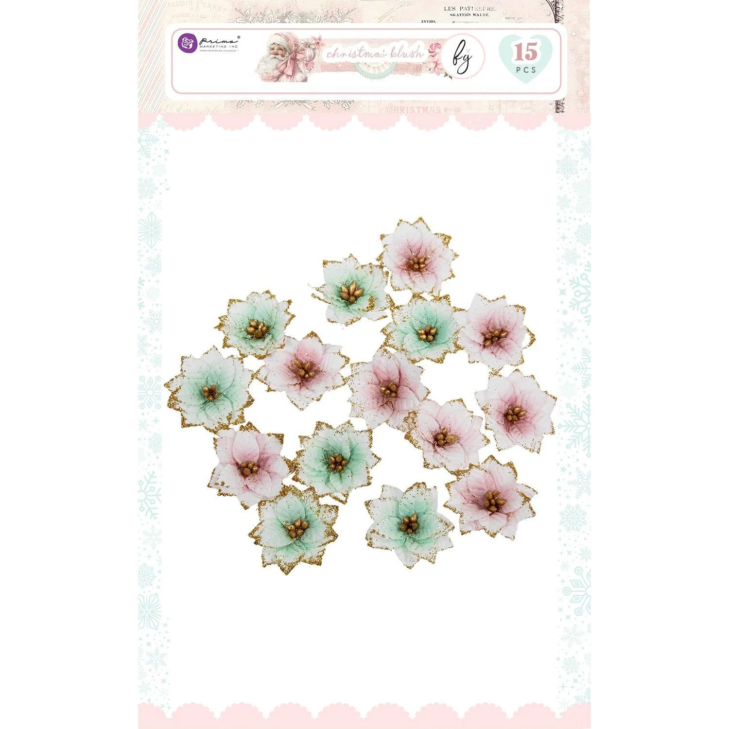 Prima Christmas Blush by Frank Garcia® Flowers Snowy Morning