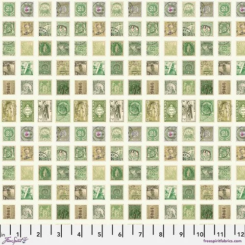 Tim Holtz Eclectic Elements Palette Green Stamps