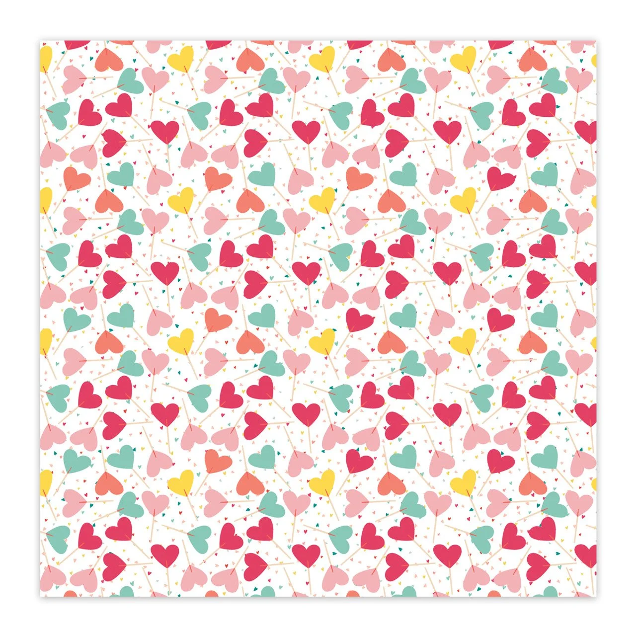 Pretty Little Studio Love Is Kind 12" x 12" Single Sided Paper Sugar Coated