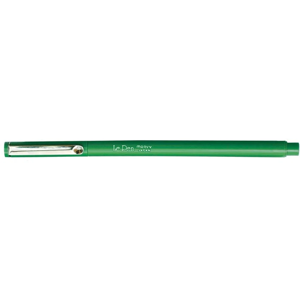 Le Pen .03mm Point Pen Green