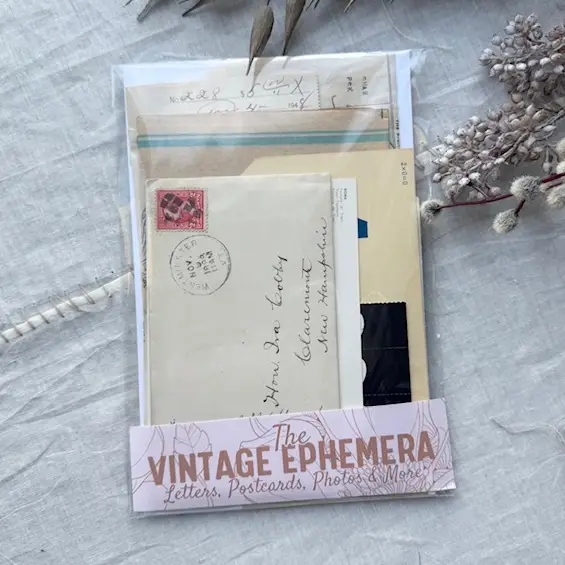 Art Kit- Vintage Ephemera For Junk Journaling