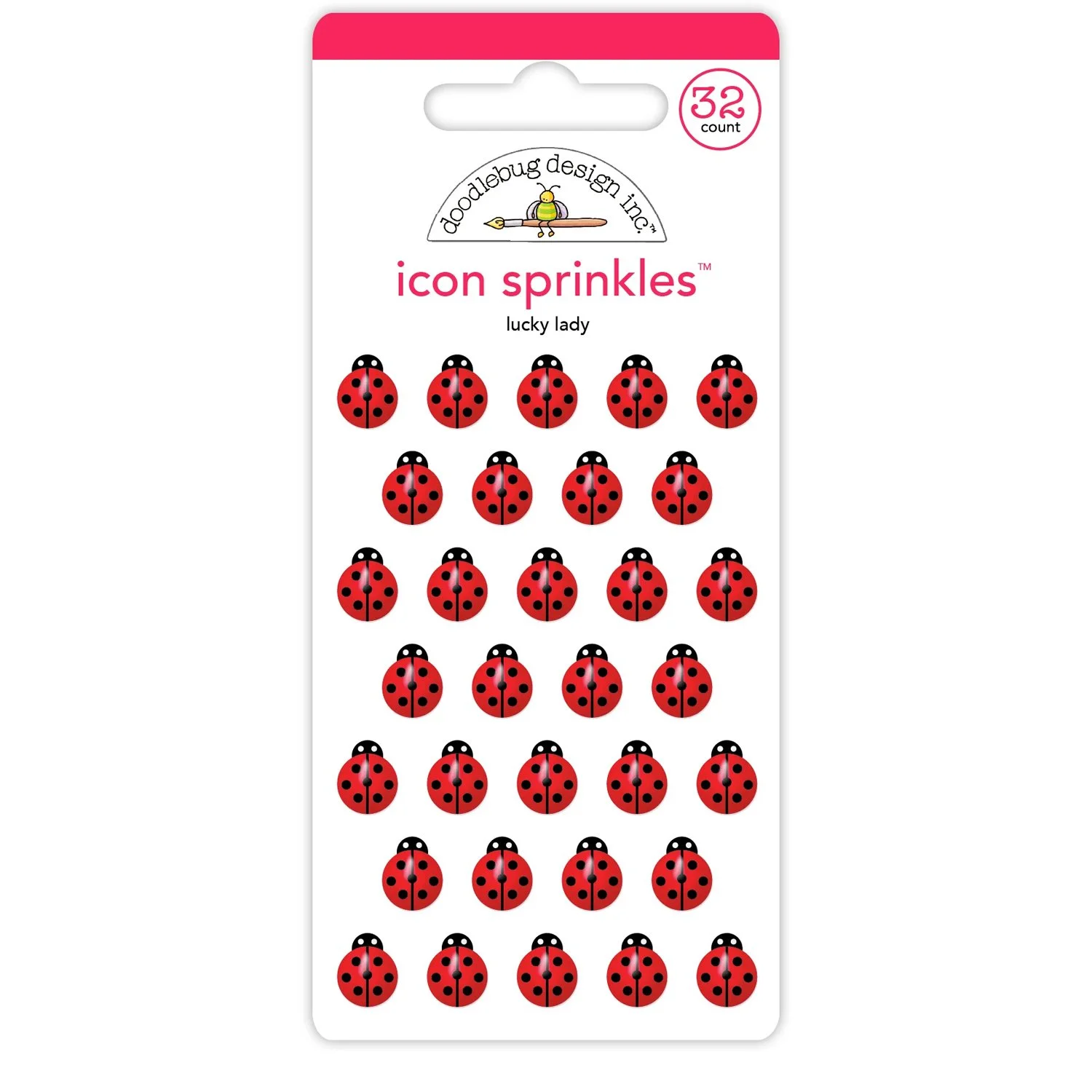 Doodlebug Lucky Me Lucky Lady Icon Sprinkles