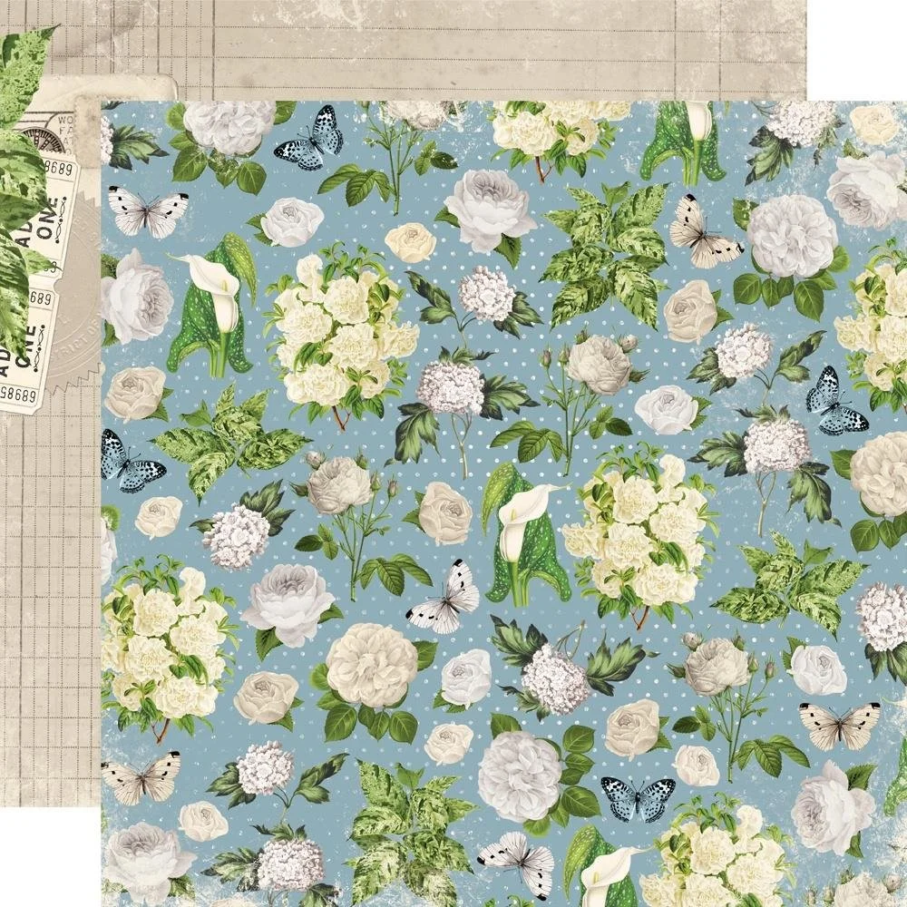 Simple Stories Junk Drawer 12" x 12" Paper Timeless Moments