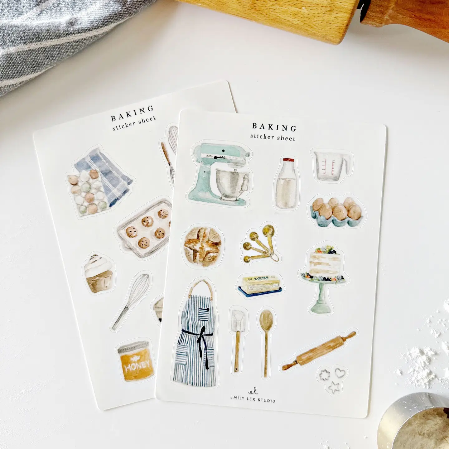 Emily Lex Studio Baking Sticker Sheet