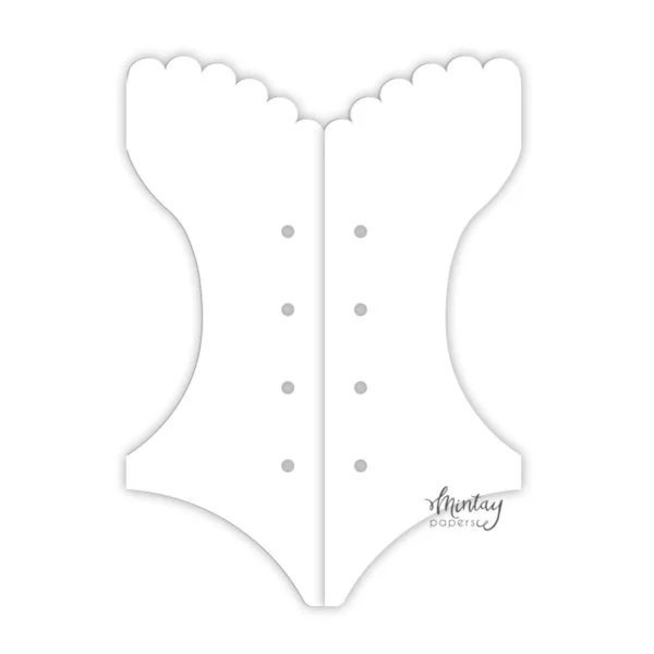 Mintay Basic Corset Card Base White