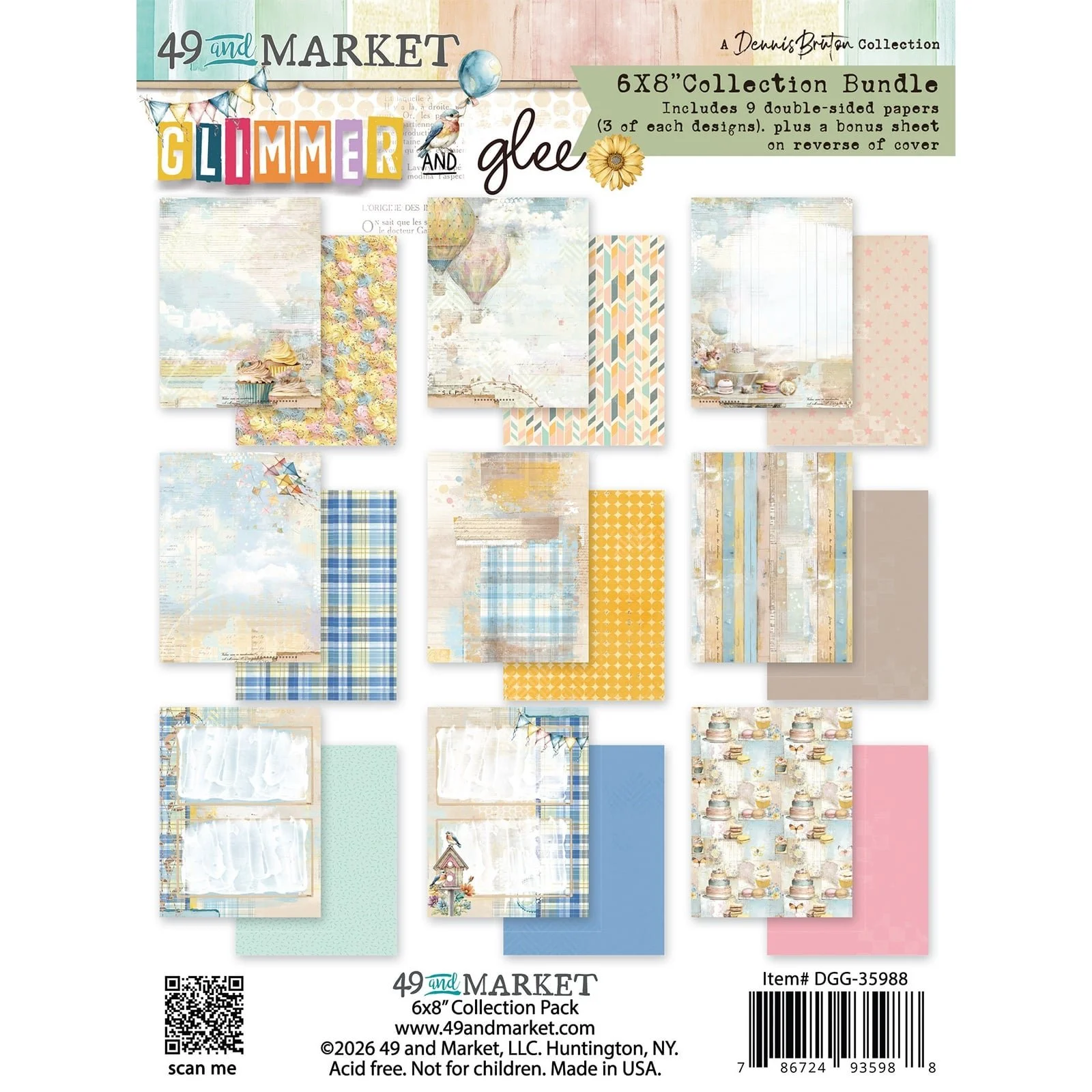 *Pre-Order* 49 & Market Glimmer & Glee 6" x 8" Collection Pack