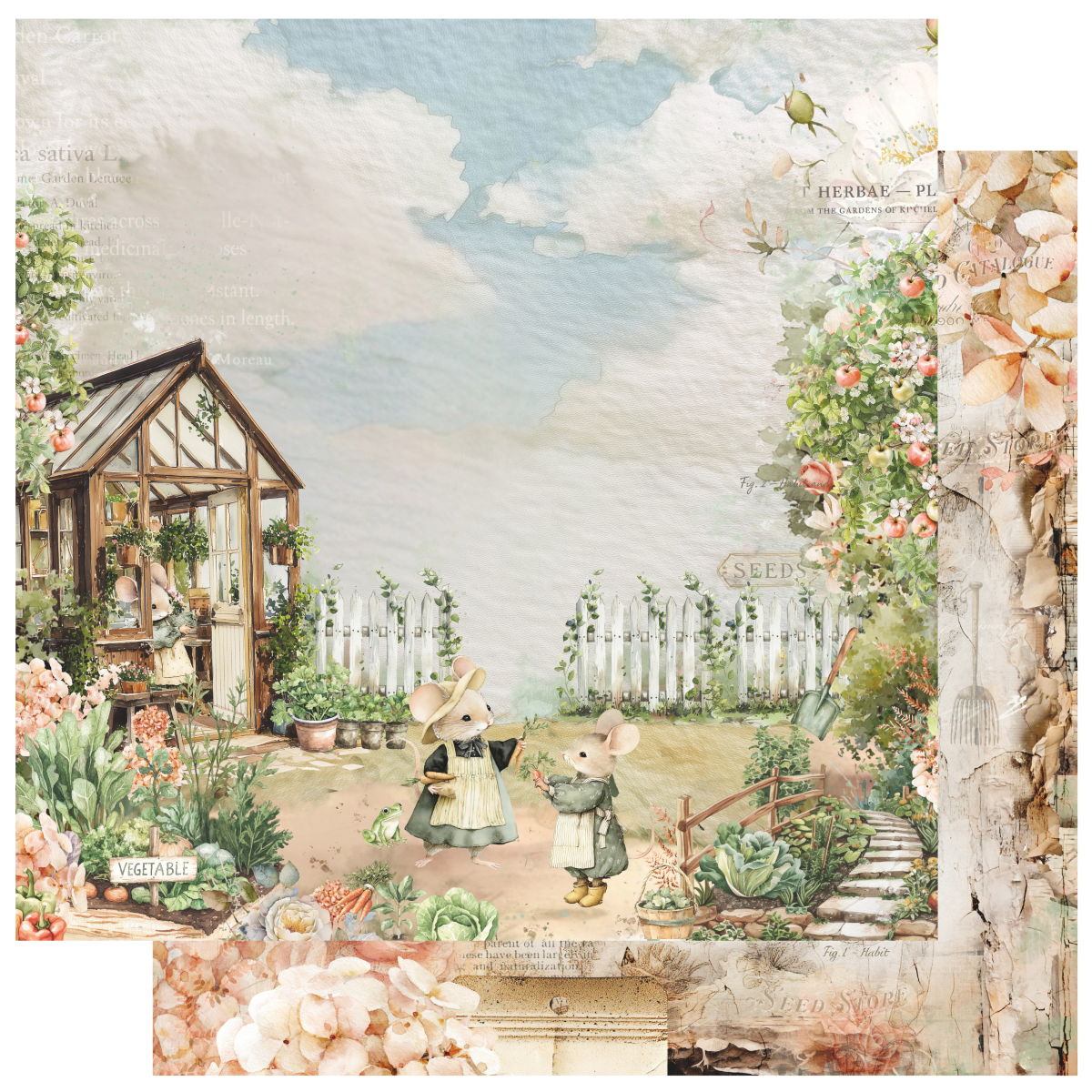 Prima Homegrown Collection 12x12 Sheet Garden Talk