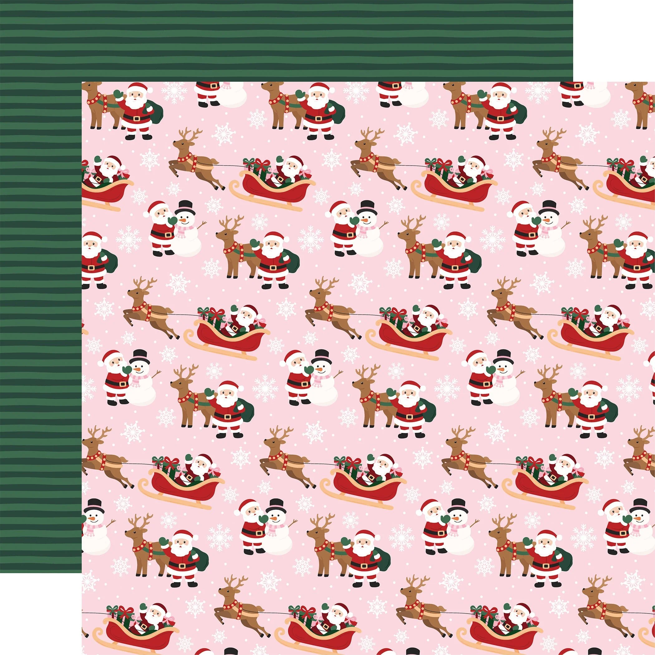 *Pre-Order* Echo Park North Pole Christmas 12" x 12" Paper Santa Buddies