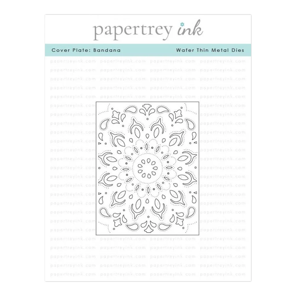 Papertrey Ink Cover Plate: Bandana Die