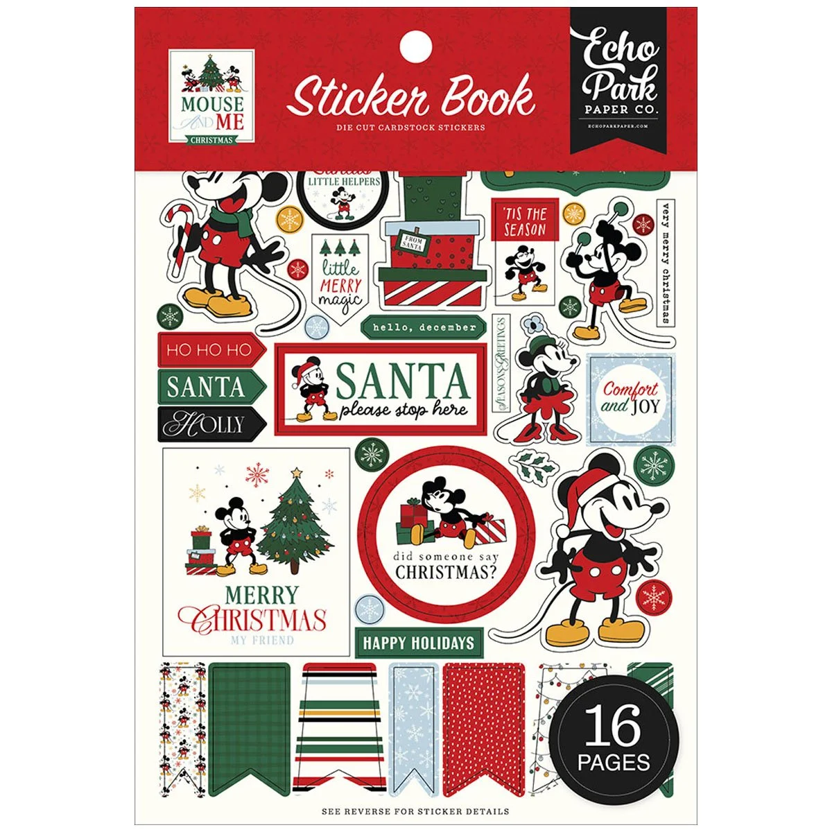 Echo Park Mouse & Me Christmas Sticker Book
