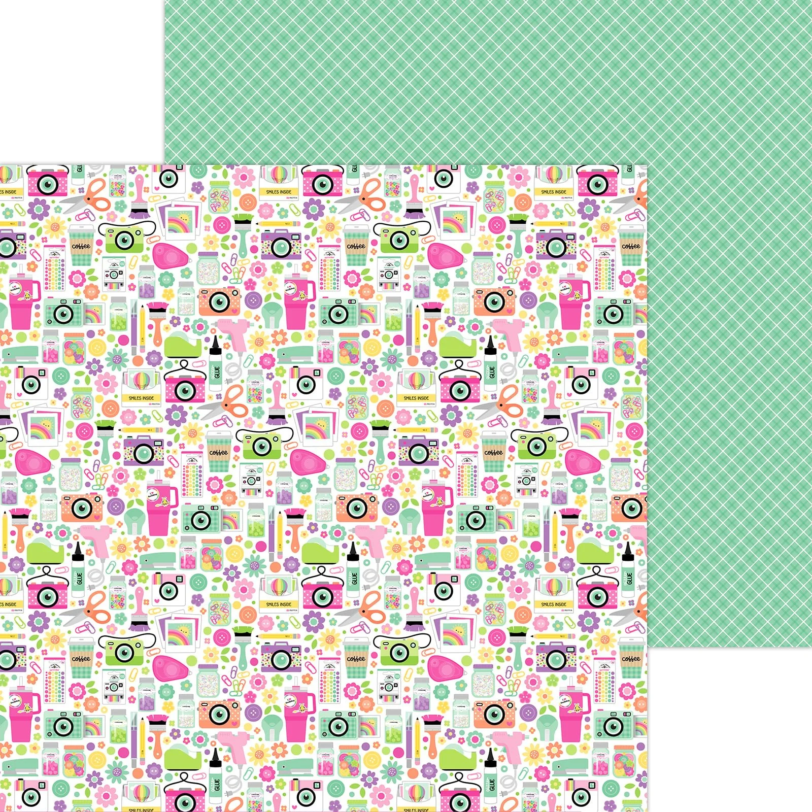 *Pre-Order* Doodlebug Color Me Crafty 12" x 12" Paper Color Me Crafty