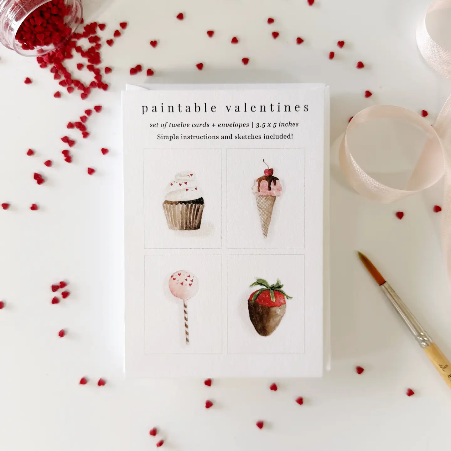 Emily Lex Studio Sweet Treats Paintable Notecards