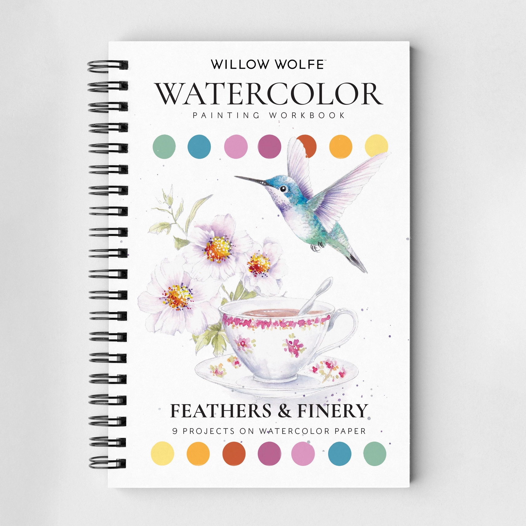 Feathers & Finery Watercolor Workbook by Willow Wolfe