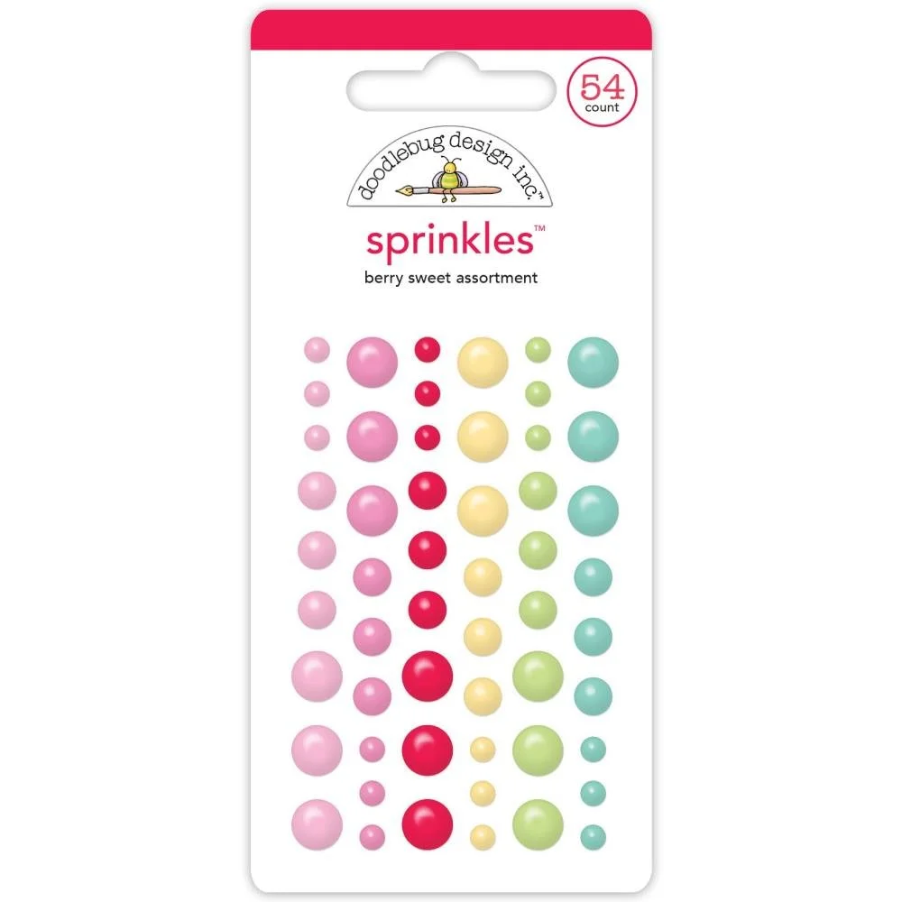 Doodlebug Berry Sweet Sprinkles Assortment