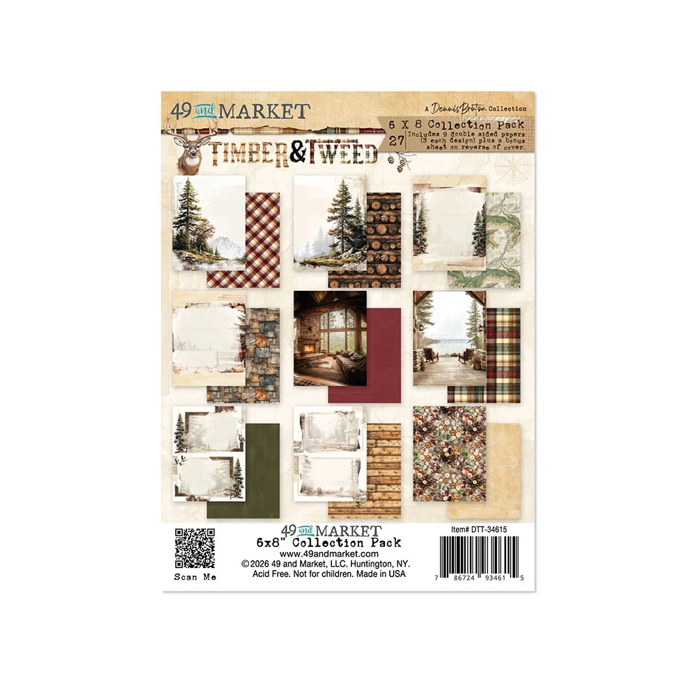 49 & Market Timber & Tweed 6" x 8" Collection Kit