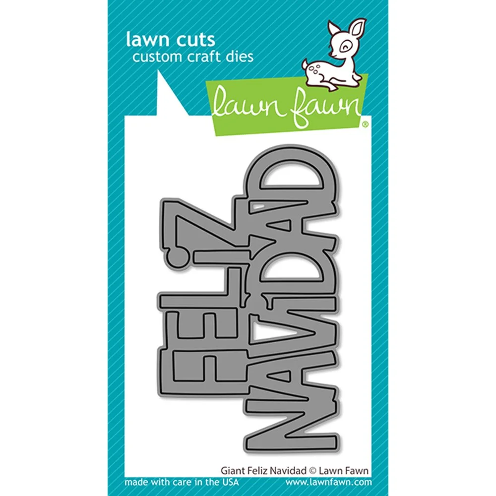 Lawn Fawn Lawn Cuts Giant Feliz Navidad