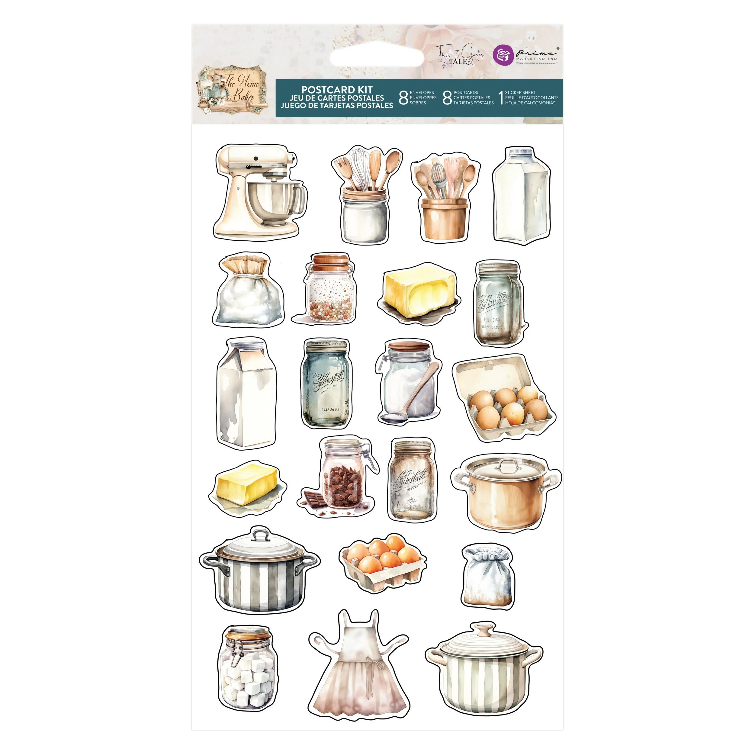 Prima The Home Baker Stickers