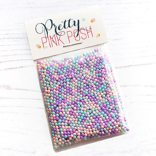 Pretty Pink Posh Spring Pastel Shaker Beads