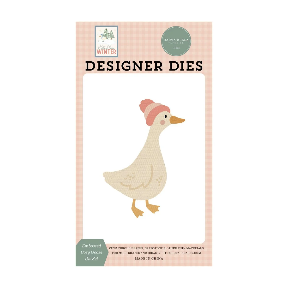 *Pre-Order* Carta Bella Silly Goose Winter Cozy Goose Embossed Dies