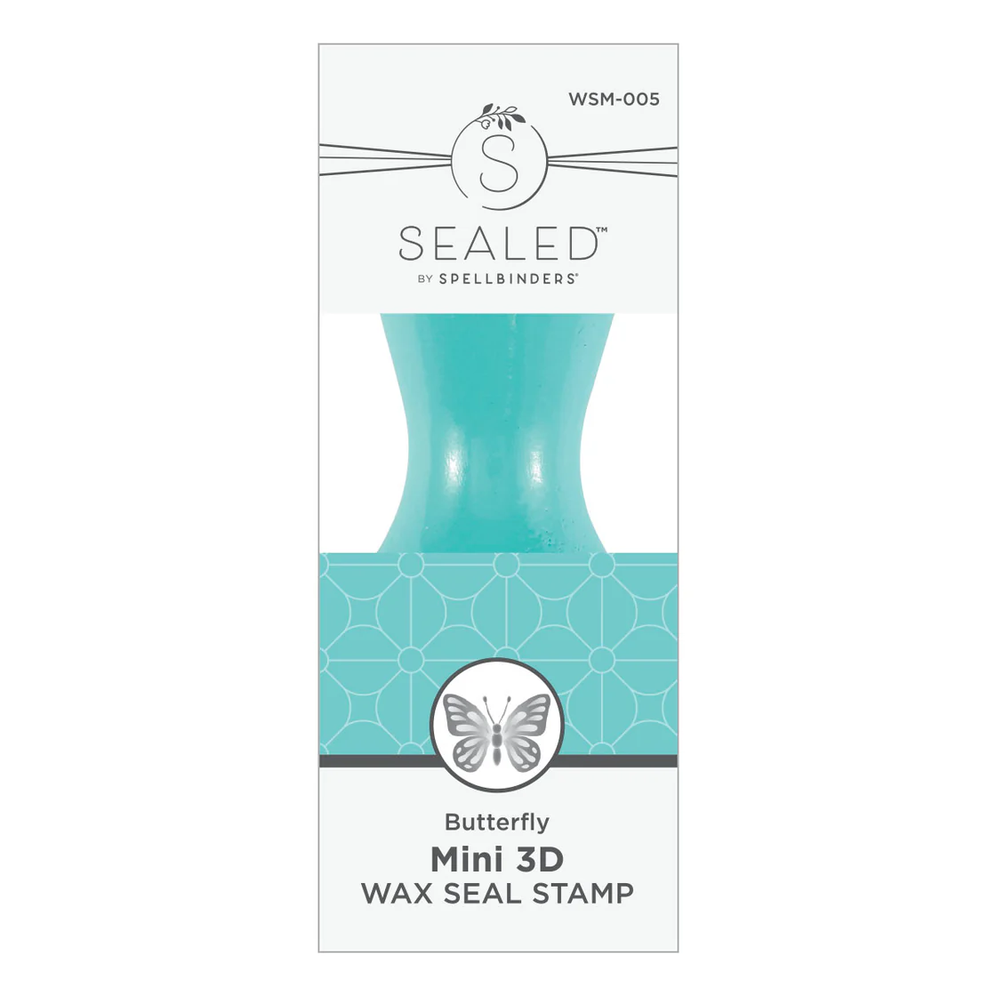 Spellbinders Mini 3D Wax Seal Stamp Butterfly