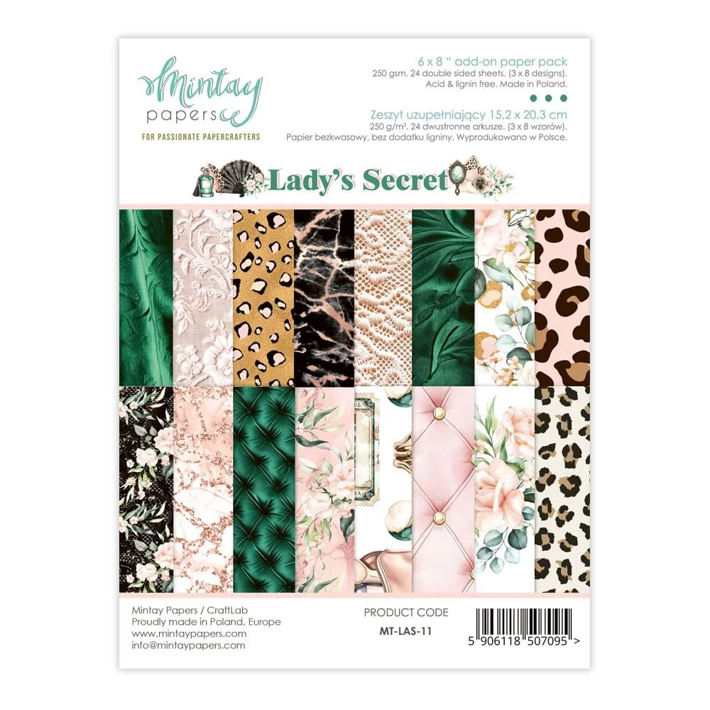 *Pre-Order* Mintay Lady's Secret 6x8 Add-On Paper Pad