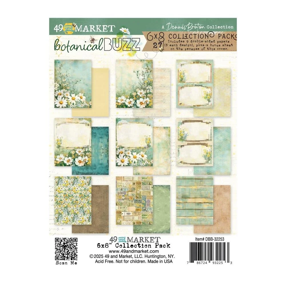 49 & Market Botanical Buzz 6" x 8" Collection Pack