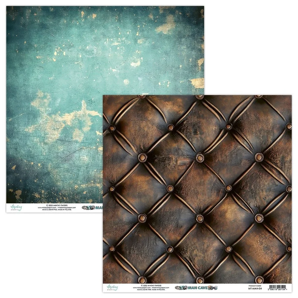 *Pre-Order* Mintay Man Cave 12" x 12" Paper 04