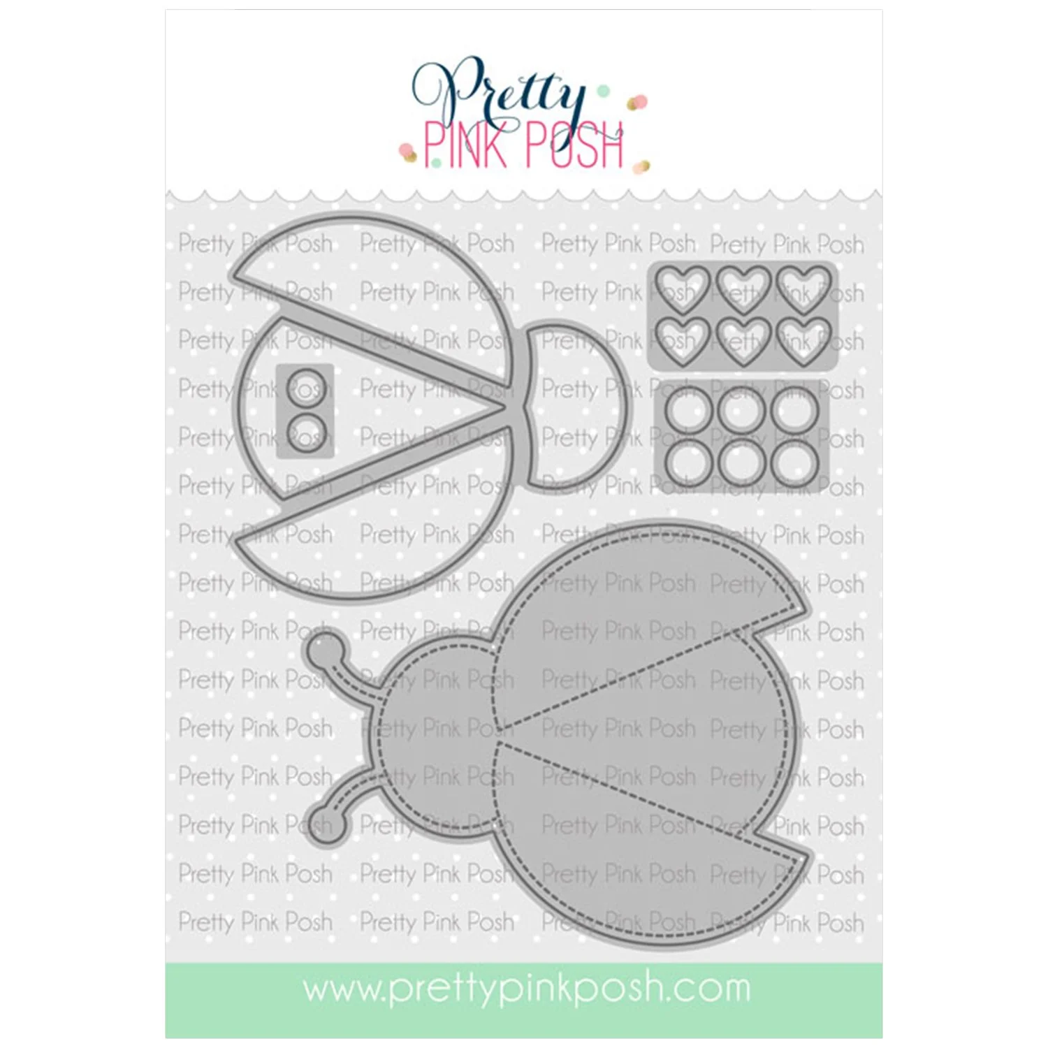 Pretty Pink Posh Ladybug Shaker