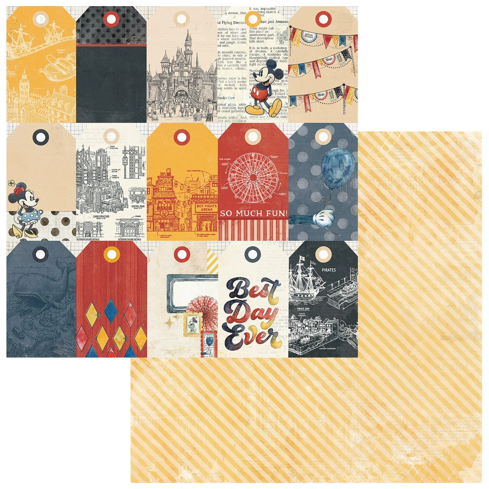 *Pre-Order* 49 & Market Mouse & Co. 12" x 12" Paper Best Day Ever