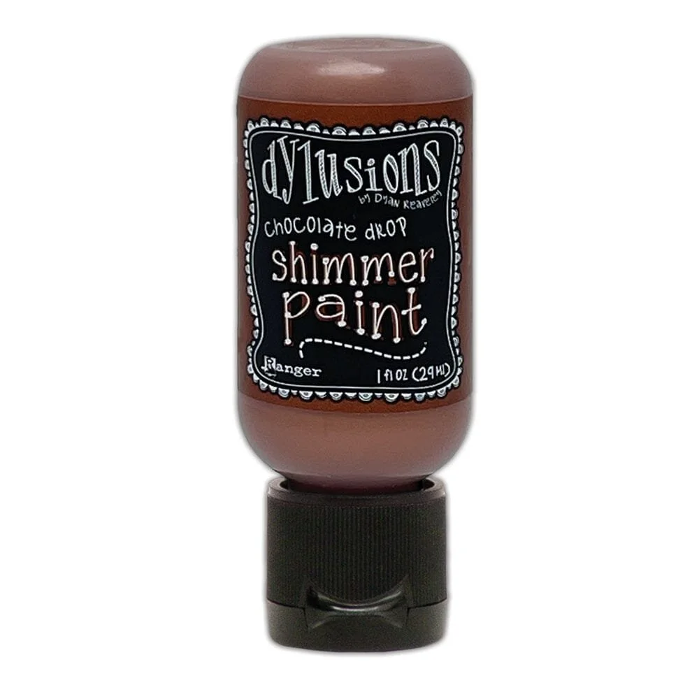Dylusions Shimmer Paint Chocolate Drop