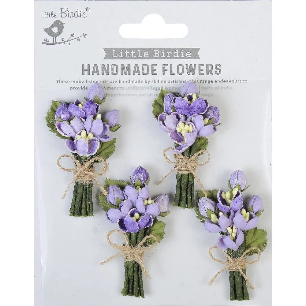 Handmade Jubilee Paper Flowers Lavender Whisper