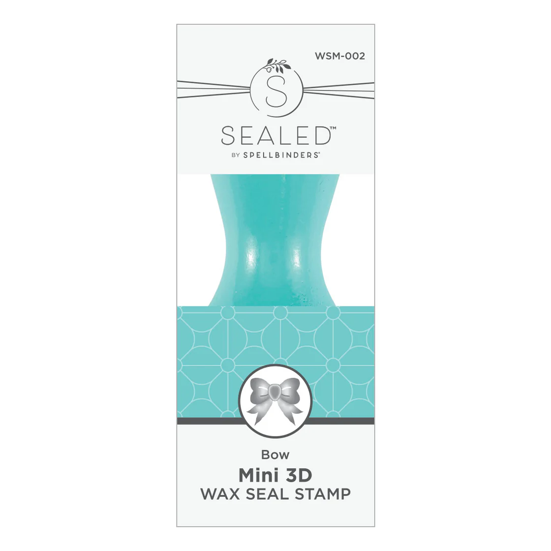 Spellbinders Mini 3D Wax Seal Stamp Bow