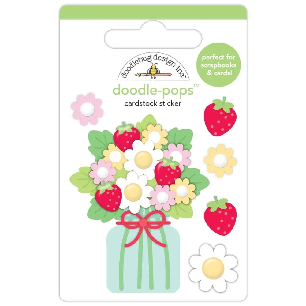 Doodlebug Berry Sweet Doodlepops Berry Bouquet