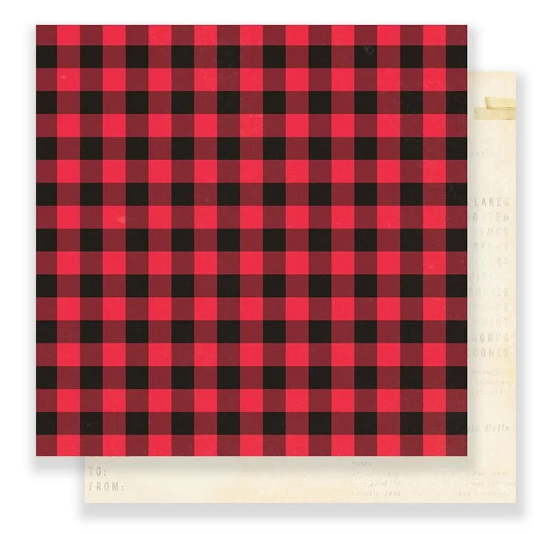 Crate Paper Falala 12" x 12" Paper Fireside