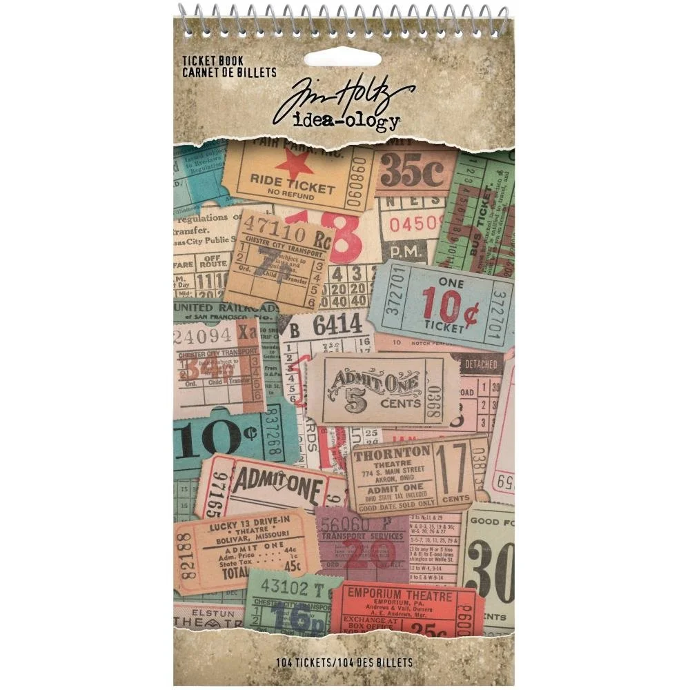 Tim Holtz Idea-ology Ticket Book