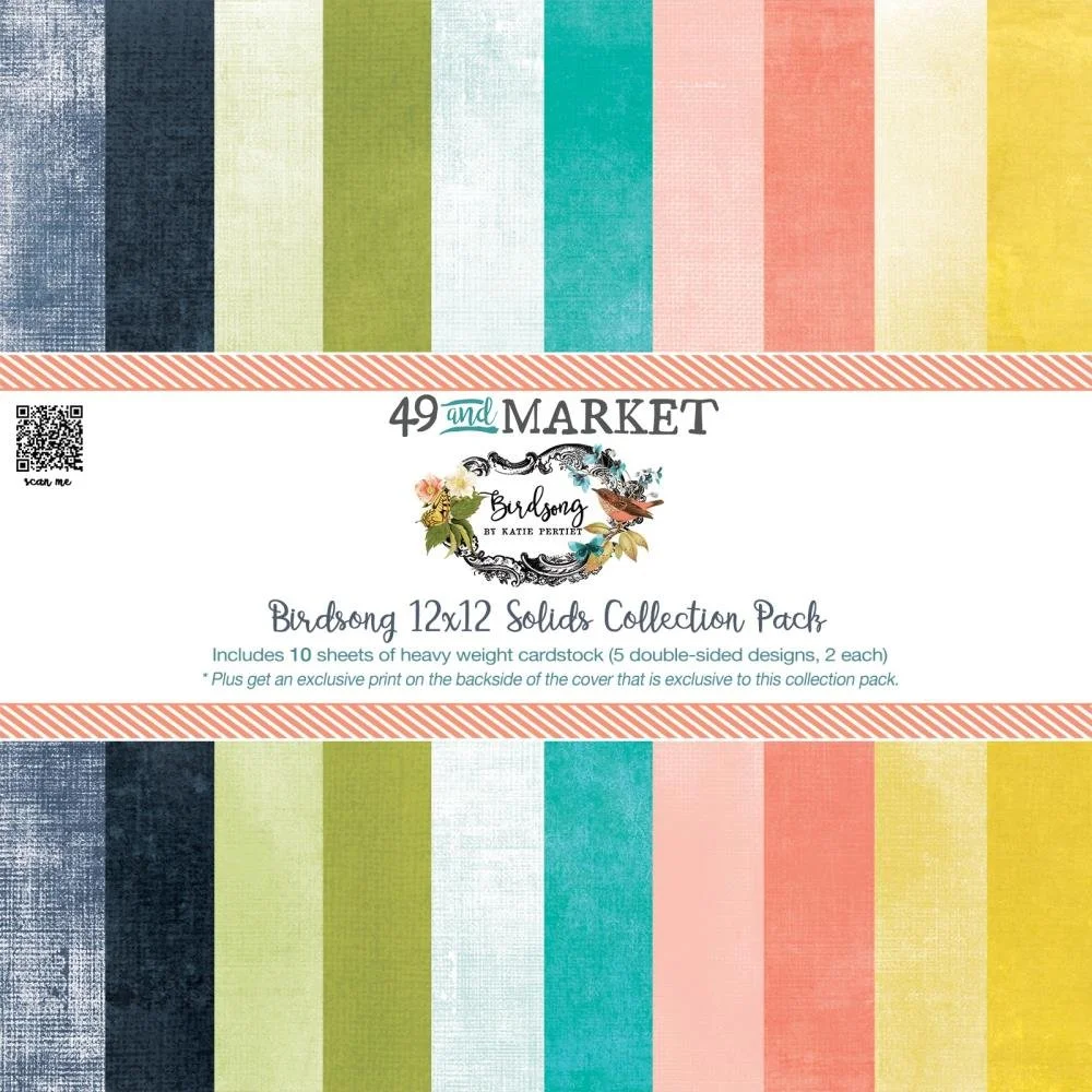 49 & Market Birdsong 12" x 12" Solids Collection Pack