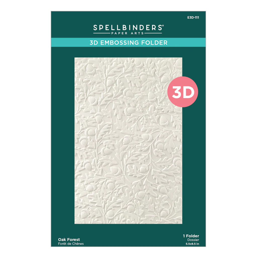 Spellbinders Oak Forest 3D Embossing Folder