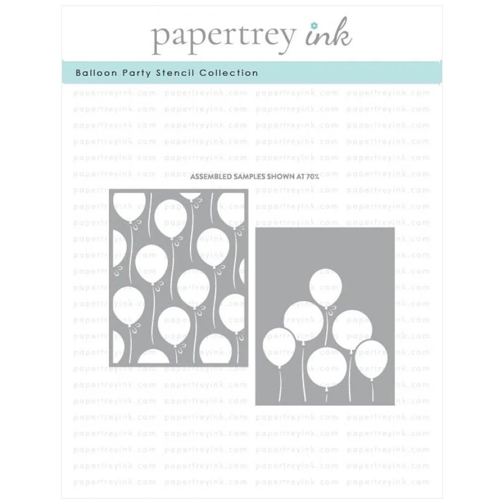 Papertrey Ink Balloon Party Stencil Collection (set of 2)