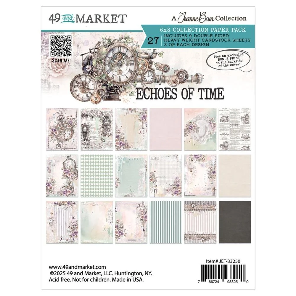 49 & Market Echoes Of Time 6" x 8" Collection Pack